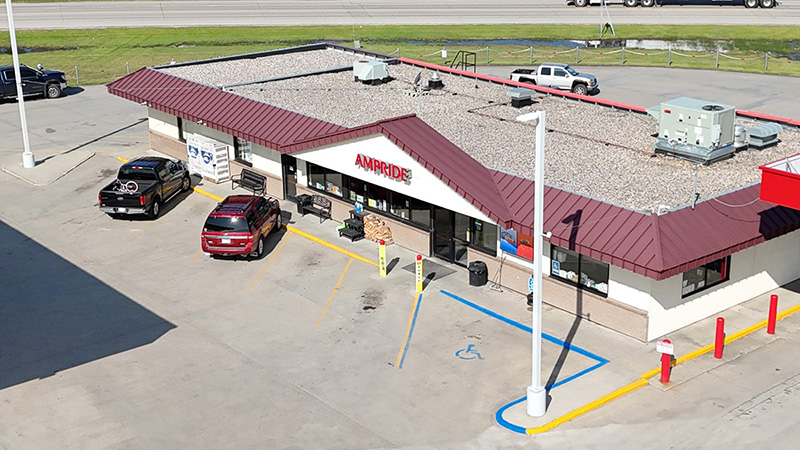 crookston-ampride-cstore-exterior Ampride convenience store operated by Crookston Fuel in Crookston, Minnesota