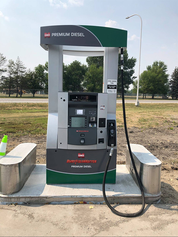 dyed-diesel-fuel Cenex premium dyed diesel fuel pump at Crookston Fuel